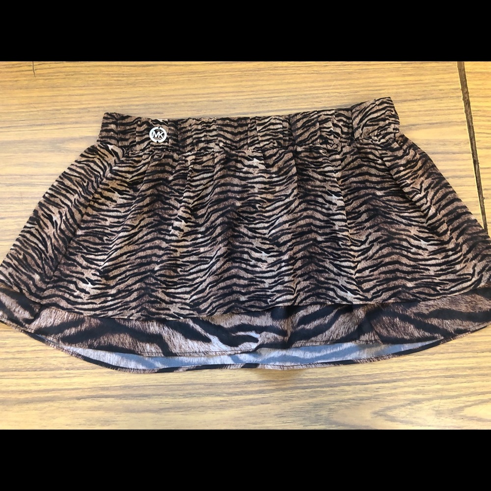 Michael Kors animal print skirt size small